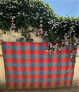 Colcha de Tear Colorida | 2,10 x 2,60