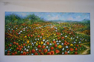 Alberto Pezzan | Campo de Papoulas 80x160
