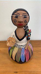 Índia Cabaça Pirogravada / MS