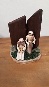 Presepio Natalino em Palha Arvore madeira / Santa Catarina