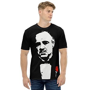 PODEROSO CHEFÃO - Don Corleone Preta - Camiseta de Cinema