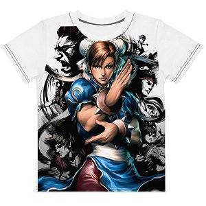 STREET FIGHTER - Chun Li - Camiseta de Games