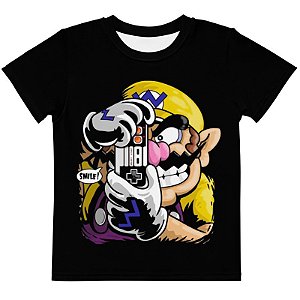 SUPER MARIO - Wario Smile ( Piada Mortal ) - Camiseta de Games