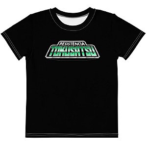 RESISTÊNCIA TOKUSATSU - Logo Preta - Camisetas de You Tubers