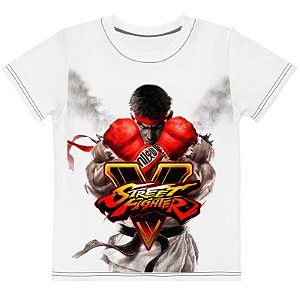 STREET FIGHTER - SFV Cover - Camiseta de Games