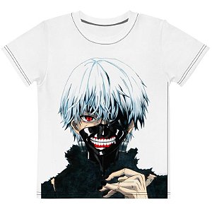 TOKYO GHOUL - Ken Kaneki Branca - camiseta de Animes