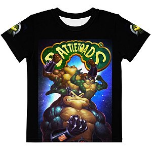 BATTLETOADS - Rash Zitz e Pimple - Camiseta de Games