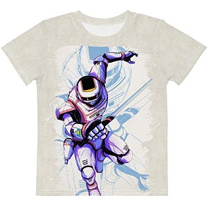 JASPION - O Fantástico Jaspion Branca - Camiseta de Tokusatsu