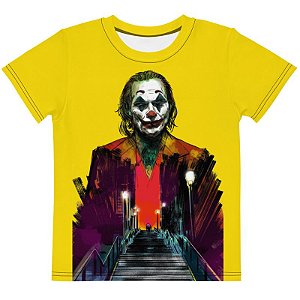 DC COMICS - Coringa Joker Escadaria - Camisetas de Cinema Heróis