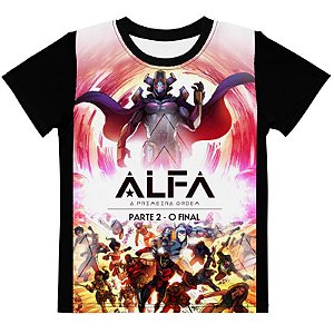 MEU HERÓI - Alfa, A Primeira Ordem Capítulo Final - Camiseta de Heróis Brasileiros