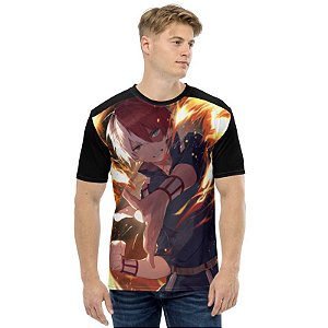 BOKU NO HERO - Todoroki - Camiseta de Animes