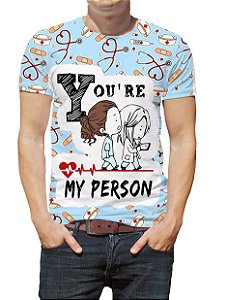 GREY'S ANATOMY - You're My Person - Camiseta de Séries Saldão