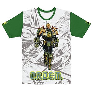 PROJETO FORÇA BR - O.R.D.E.M. Comics - Camiseta de Heróis Brasileiros