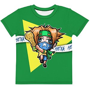 ARMON - Shinobinho - Copa de Futebol - Camiseta de Mangás Brasileiros