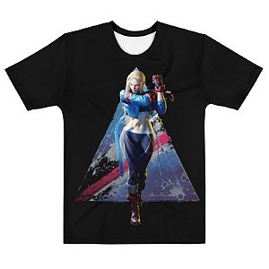 STREET FIGHTER 6 - Cammy Preta - Camiseta de Games