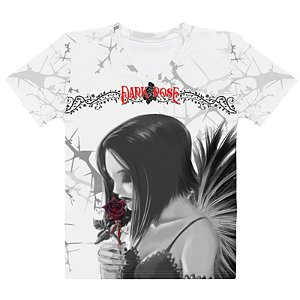 DARK ROSE - Rose e a Rosa - Camiseta de Mangás Brasileiros ( Valdo Alves )