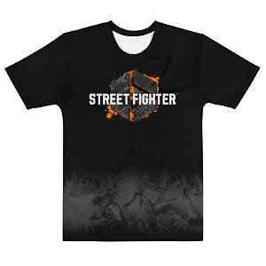 STREET FIGHTER 6 - Logo Preta - Camiseta de Games