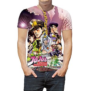 JOJO´S BIZARRE ADVENTURE - color  - Camiseta de Animes