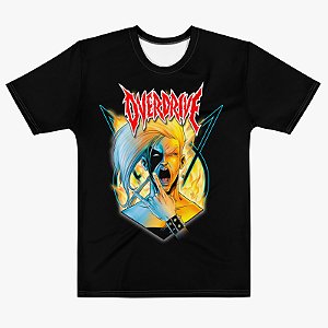 OVERDRIVE - Death Metal Cosmos Preta - Camisetas de Quadrinhos Nacionais por Walter Junior