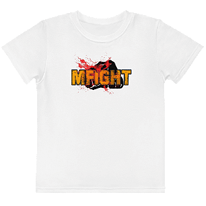 MFIGHT - Logo Branca - Camisetas de Mangás Nacionais