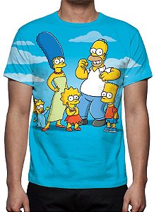 SIMPSONS, OS - Família Simpson - Camiseta de Desenhos