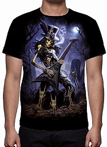 REAPER MORTE - Slash Play Guitar - Camiseta Variada