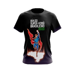 DIA DO SUPER HEROI BRASILEIRO - Camiseta de Heróis Brasileiros