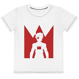 ARMON - Fada Mortífera - Branca Vermelha - Camiseta de Mangás Brasileiros