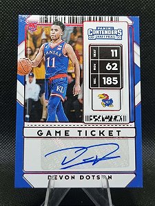 Panini Contenders Game Ticket Red Variation 2020 DEVON DOTSON