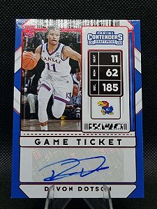 Panini Contenders Game Ticket Red 2020 DEVON DOTSON