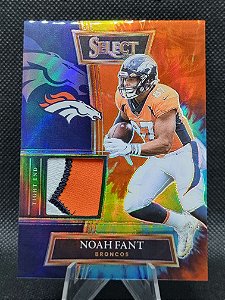 Panini Select Tie-Dye Prizm Patch 2021 NOAH FANT 2021 25/25