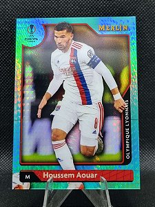 Topps Merlin Aqua Refractor 2021-22 HOUSSEM AOUAR