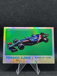 Topps Chrome Formula 1 1961 Topps Sports Cards 2021 FERNANDO ALONSO