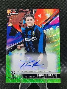 Topps Finest UEFA Wave Refractor Autograph 2021-22 ROBBIE KEANE 20/99