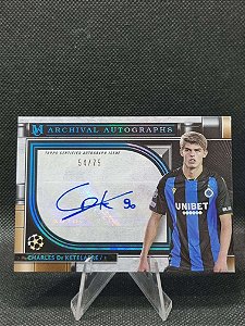 Topps Museum Archival Autographs Sapphire 2021-22 CHARLES DE KETELAERE 54/75