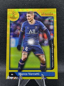 Topps Merlin Yellow Wave 2021-22 MARCO VERRATTI 091/225