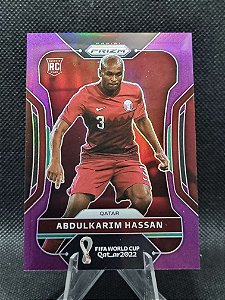 Panini Prizm World Cup Purple 2022 ABDULKARIM HASSAN 161/199
