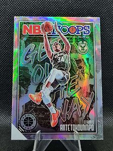 Panini Hoops Get Out The Way Holo 2019-20 GIANNIS ANTETOKOUNMPO