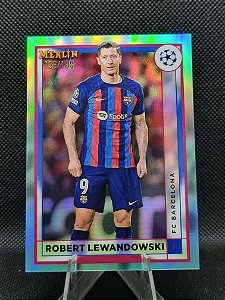 Topps Merlin Aqua 2022-23 ROBERT LEWANDOWSKI 126/199