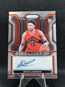 Panini Prizm Penmanship Autograph 2021-22 DAVID JOHNSON