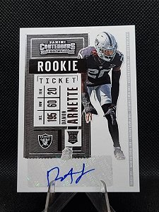 Panini Contenders Football Rookie Ticket Autograph 2020 DAMON ARNETTE