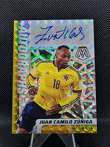 Panini Mosaic Road To World Cup Autographs Prizm 2021-22 JUAN CAMILO ZÚÑIGA