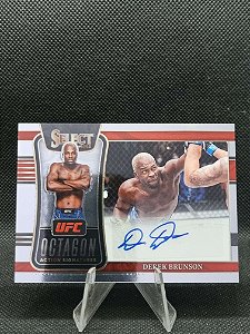 Panini Select UFC Octagon Action Signatures 2022 DEREK BRUNSON