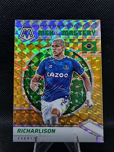 Panini Mosaic Premier League Men Of Mastery Gold Prizm 2021-22 RICHARLISON