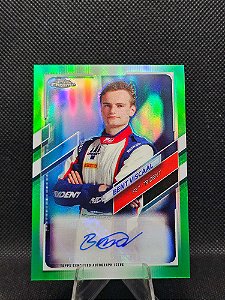 Topps Chrome F1 Autograph Green Refractor 2021 BENT VISCAAL #/99