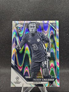 Topps Chrome UEFA Champions League Black & White Ray Wave 2021-22 TREVOH CHALOBAH