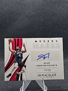 Panini Immaculate Modern Marks Red 2018-19 NENÊ #/25