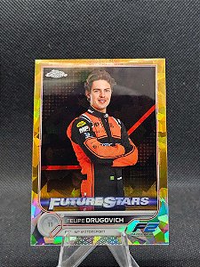 Topps Chrome F1 Sapphire Future Stars Gold 2022 FELIPE DRUGOVICH #/50