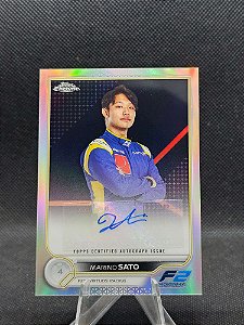 Topps Chrome F1 Autograph Refractor 2022 MARINO SATO