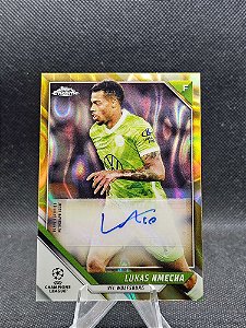 Topps Chrome UEFA Champions League Autograph Gold Lava 2021-22 LUKAS NMECHA